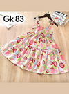 Multi GURUKRUPA Girls Fancy Party Wear One Piece Kids Colllection GK-83